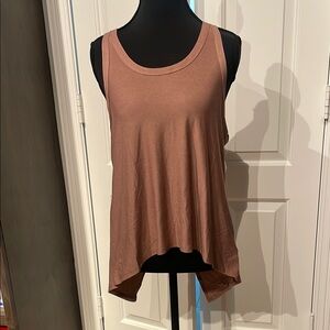 Old Navy Active Cloud Soft Pink Asymmetrical Sleeveless Tank Top (A)
